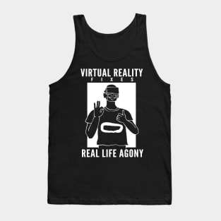 Virtual reality VR gamer enthusiast Tank Top